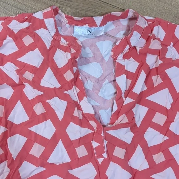 N Natori 2 piece Soho Geo print Challis Pajama Set Size XL - Picture 5 of 13